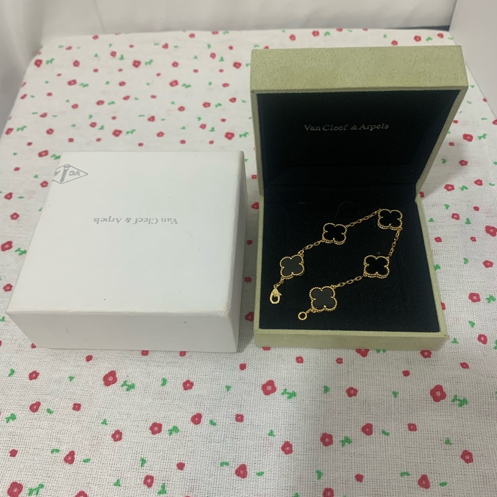 Van Cleef & Arpels Gold Clover Bracelet